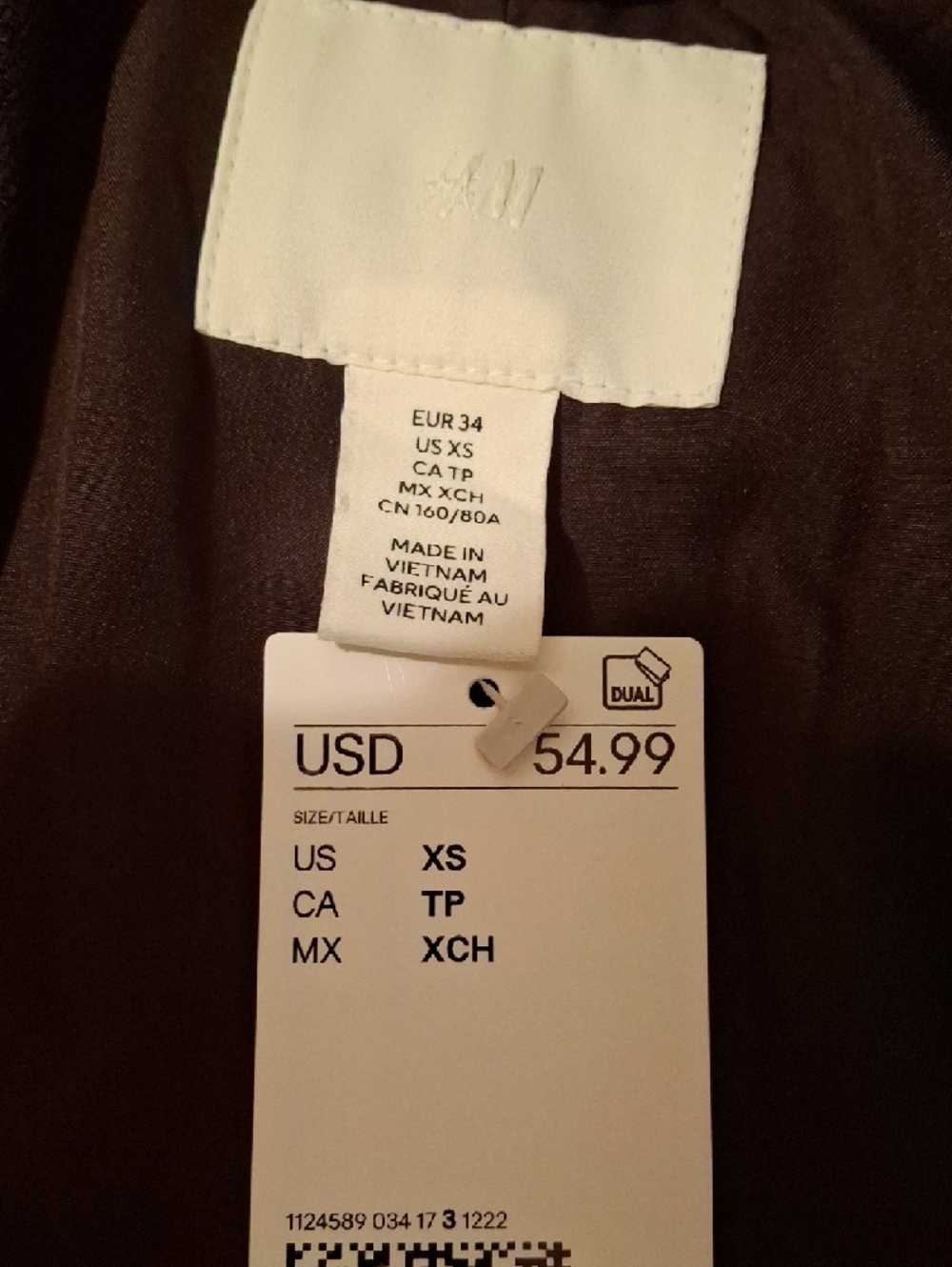 H&M Brown Tailored Blazer Jacket - Picture 6 of 6